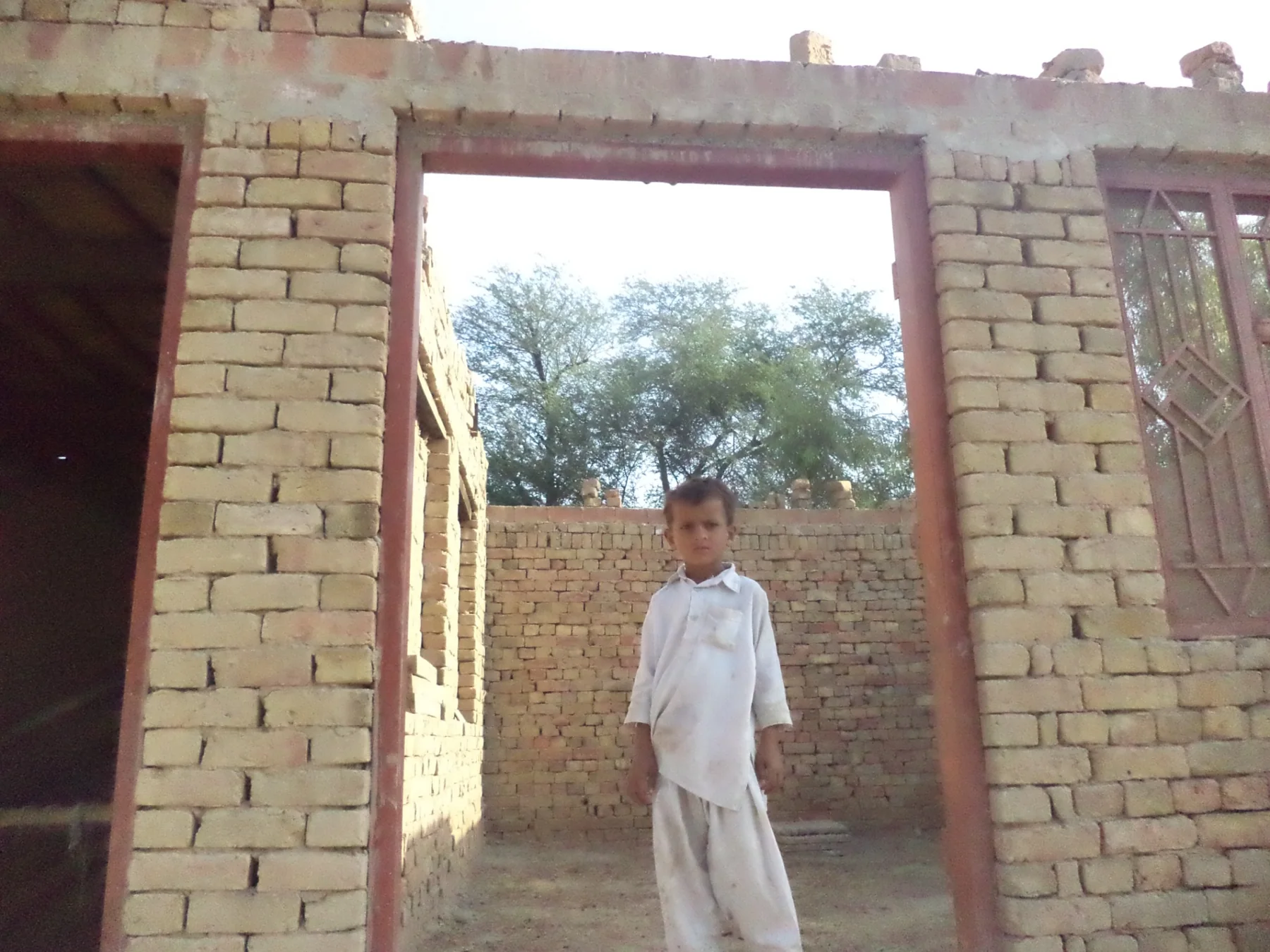 Brick house structure